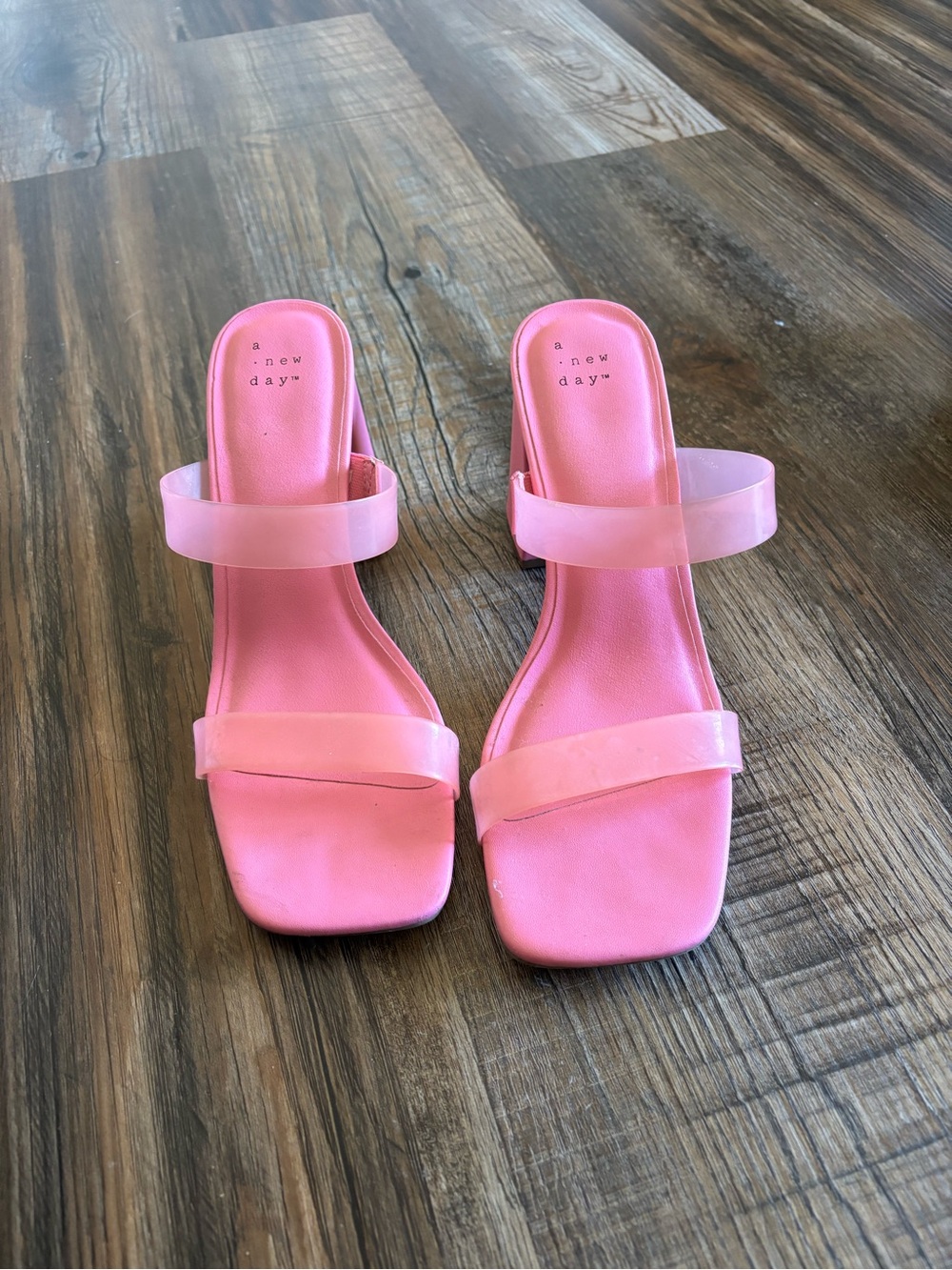 A New Day Pink Wedge Heels